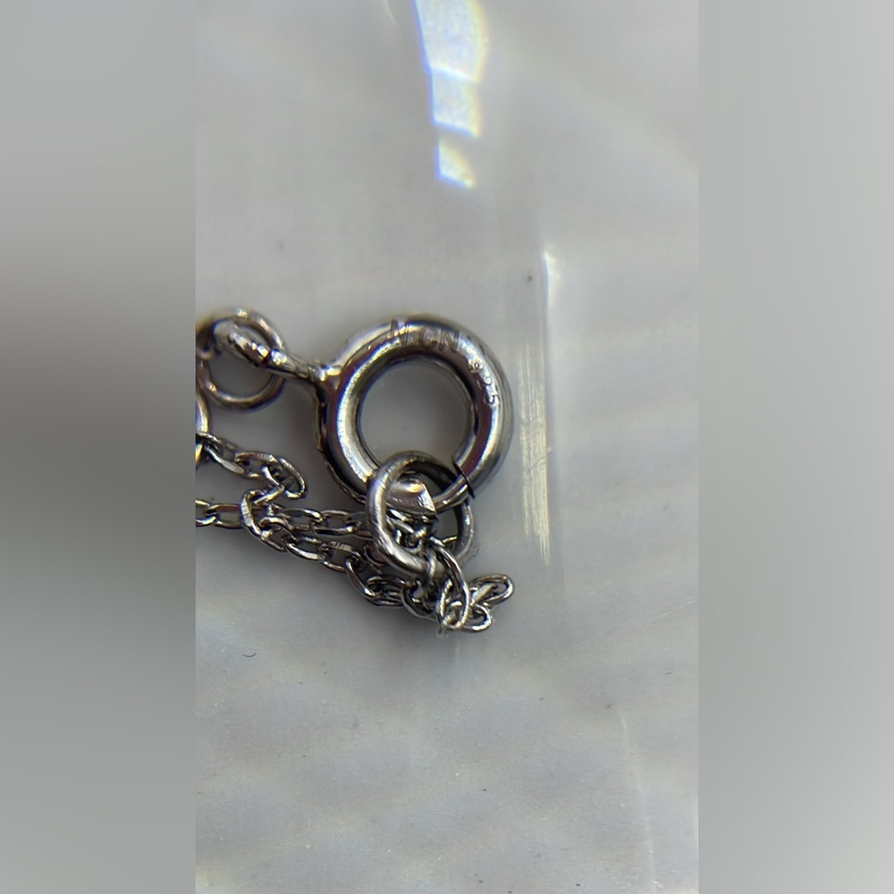 Fringe Necklace - Sterling Silver Long Tie Necklace - Picture 12 of 16